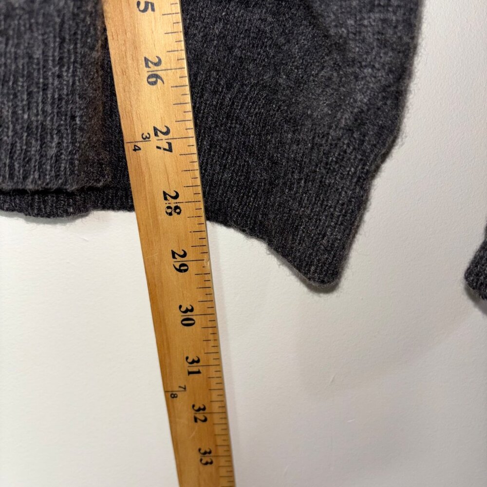 Patagonia Men's XXL Cashmere Wool Blend 1/4 Zip Knit Sweater Gray - Picture 6 of 10